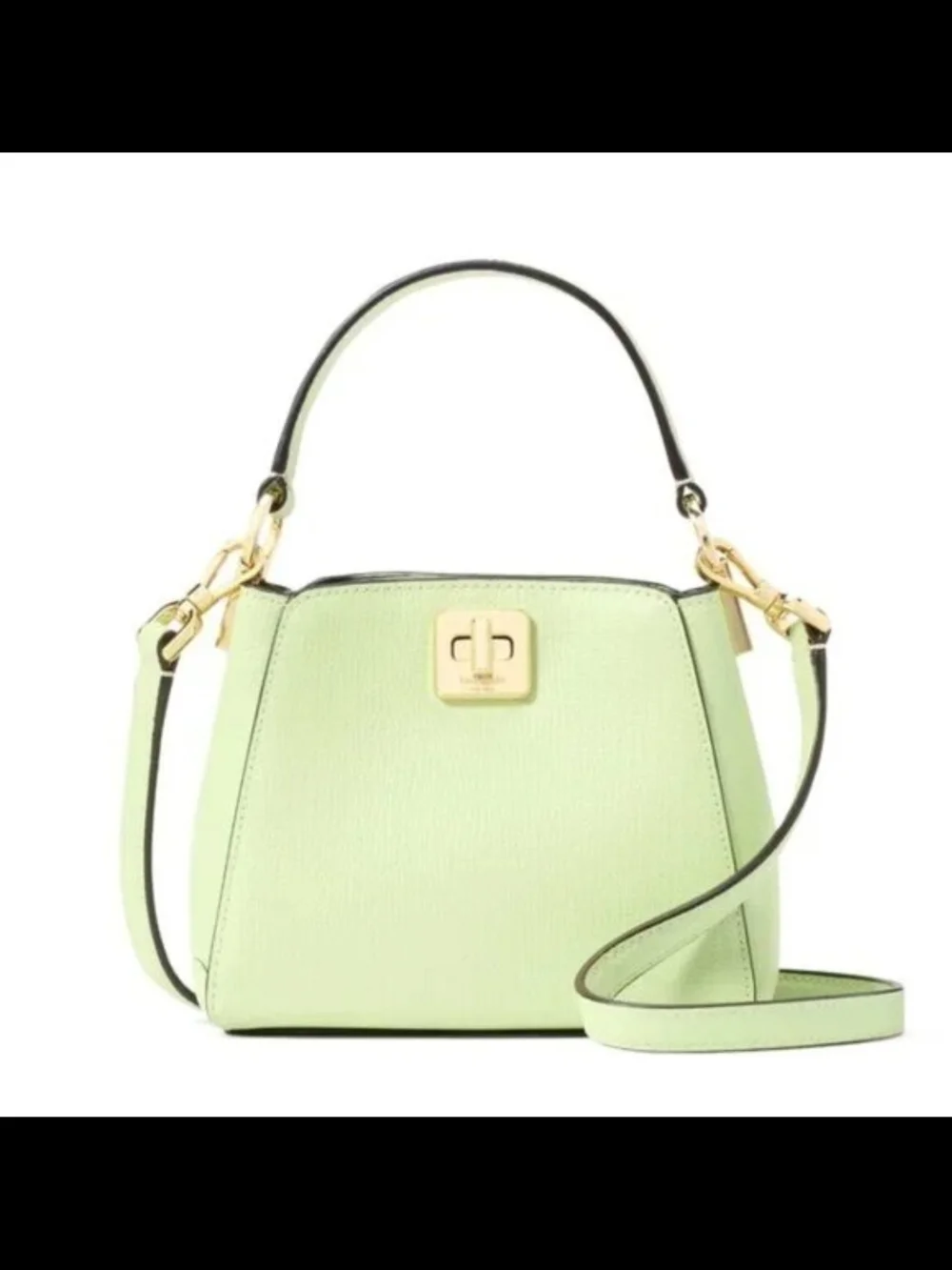 Kate Spade Pheobe Light Green Top-Handle Crossbody Mini Bag - Picture 3 of 4
